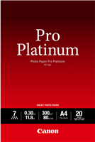 Canon Fotopapier Pro Platinum A4 Weiss