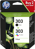 HP 303 Multipack Schwarz / mehrere Farben