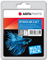Agfa Photo APHP364SETXLDC Multipack Schwarz / Cyan / Magenta / Gelb