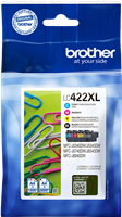 Brother LC-422XL Multipack Schwarz / Cyan / Magenta / Gelb