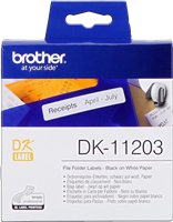Brother Ordnerregister-Etiketten DK-11203 