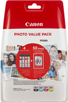 Canon CLI-581 Photo Schwarz / Cyan / Magenta / Gelb Value Pack