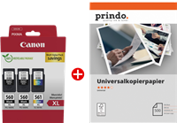 Canon PG-560XL+CL-561XL MCVP Schwarz / mehrere Farben / Weiss Value Pack