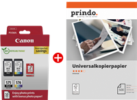 Canon PG-575+CL-576 MCVP Schwarz / mehrere Farben / Weiss / Weiss Value Pack