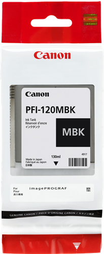 Canon PFI-120mbk Schwarz (Matt) Druckerpatrone