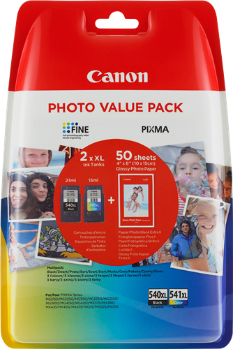 Canon PIXMA MG4200 PG-540XL CL-541XL Photo Value Pack