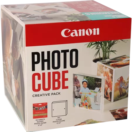 Canon PIXMA TS9150 PP-201 5x5 Photo Cube Creative Pack