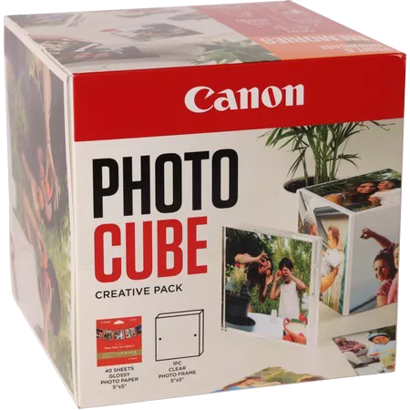 Canon PIXMA TS6150 PP-201 5x5 Photo Cube Creative Pack