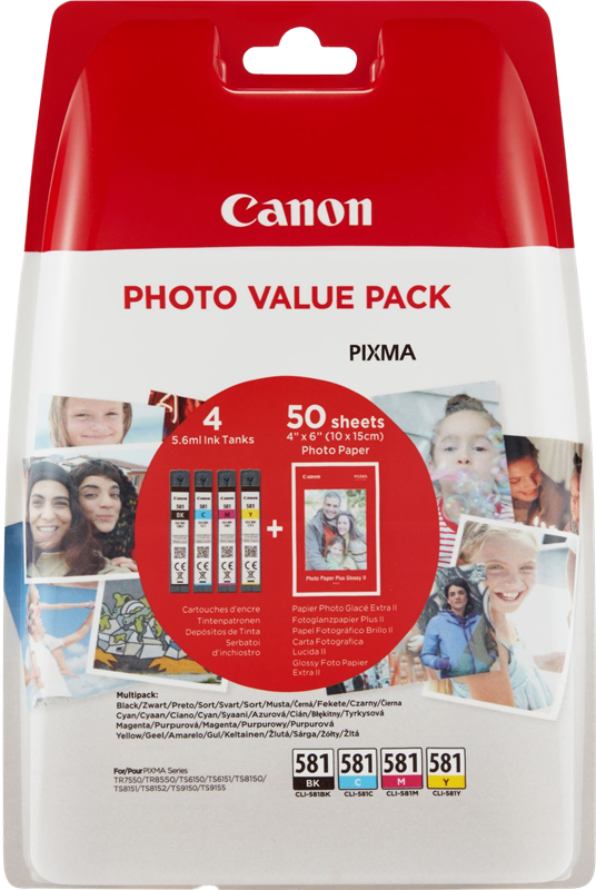 Canon PIXMA TS6351 CLI-581 Photo Value Pack