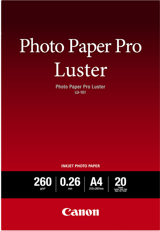 Canon Photo Papier Pro Luster A4 Weiss