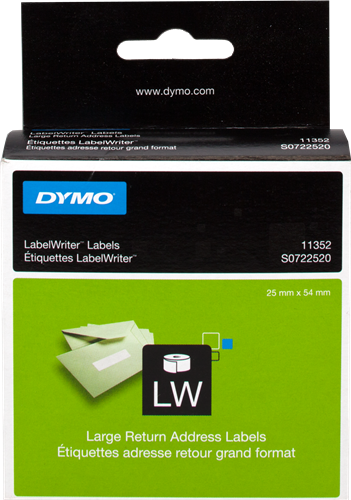 DYMO 11352 Adress-Etiketten 54x25mm Weiss