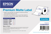 Epson Premium Matte Label - 102 x 51mm 