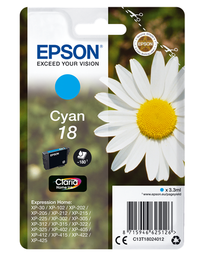 Epson 18 Cyan Druckerpatrone