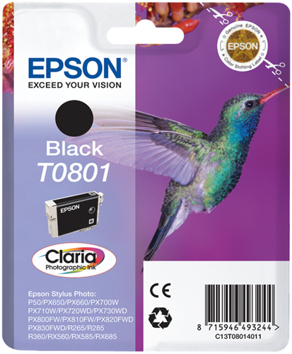 Epson T0801 Schwarz Druckerpatrone