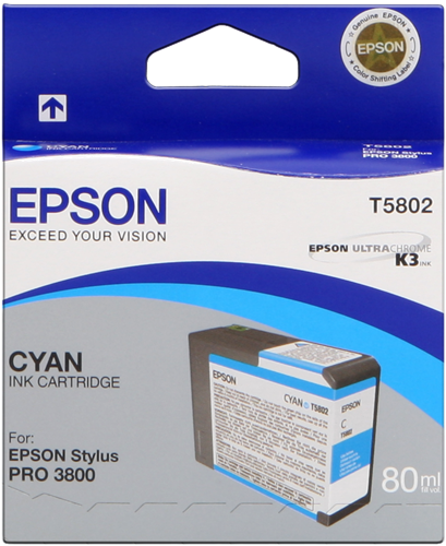 Epson T5802 Cyan Druckerpatrone
