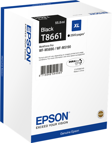 Epson T8661 XL Schwarz Druckerpatrone