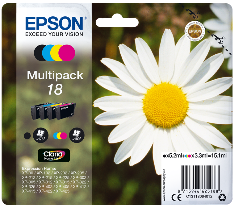 Epson Expression Home XP-405WH C13T18064012