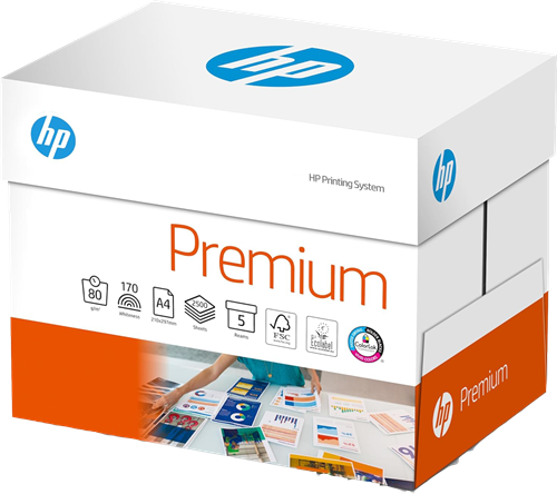 HP Premium Multifunktionspapier A4 5x500 Blatt Karton Weiss
