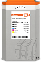 Prindo Classic Multipack Schwarz / Schwarz / Cyan / Magenta / Gelb