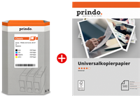 Prindo Classic XL Schwarz / Cyan / Magenta / Gelb / Weiss Value Pack