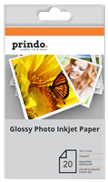 Prindo Fotopapier - Glossy Paper InkJet 10x15cm Weiss