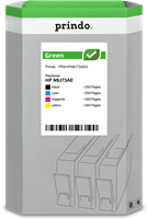 Prindo Green Multipack Schwarz / Cyan / Magenta / Gelb