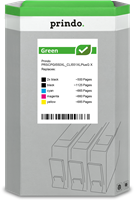 Prindo Green XL Multipack Schwarz / Schwarz / Cyan / Magenta / Gelb