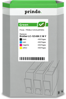 Prindo PRSBLC123VALBPDRG Multipack Schwarz / Cyan / Magenta / Gelb