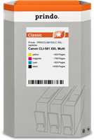 Prindo PRSCCLI581XXLC Multipack Schwarz / Cyan / Magenta / Gelb