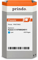 Prindo T0802 Cyan Tintenpatrone