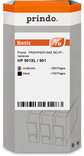 Prindo Basic XL Multipack Schwarz / mehrere Farben