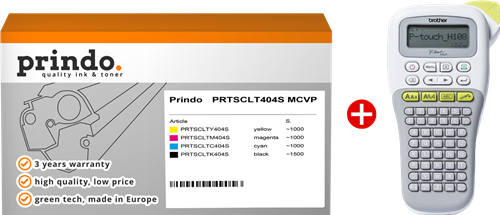 Prindo PRTSCLT404S MCVP 02 Schwarz / Cyan / Magenta / Gelb Value Pack