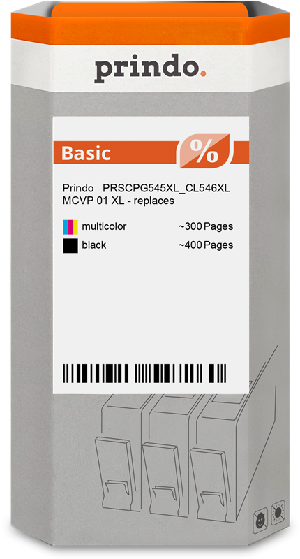 Prindo PRSCPG545XL_CL546XL MCVP 01 Multipack Schwarz / mehrere Farben