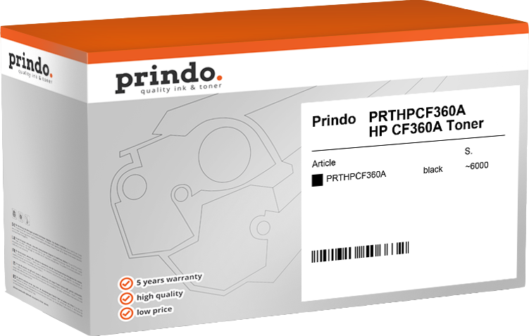 Prindo PRTHPCF360A Schwarz Toner