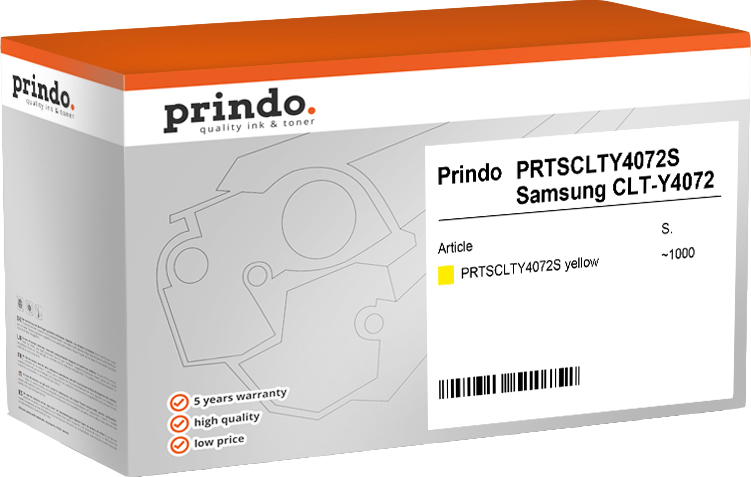 Prindo PRTSCLTY4072S Gelb Toner