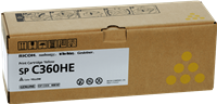 Ricoh SP C360HEY Gelb Toner