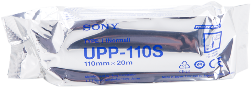 Sony Thermopapierrolle UPP-110S Weiss