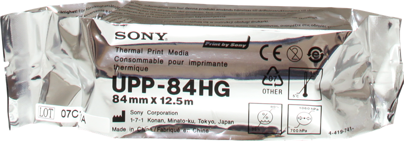 Sony Thermopapierrolle UPP-84HG Weiss